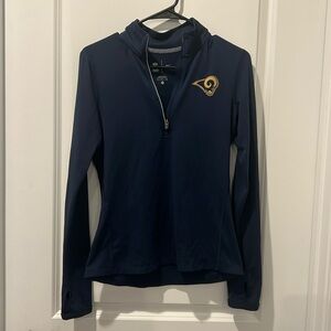 Women’s Nike Dri-Fit Quarter Zip - LA Rams Football, Size S